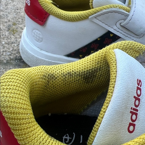 Adidas x Disney Mickey Mouse Grand Court Toddler Sneakers Size 6K - Picture 4 of 10